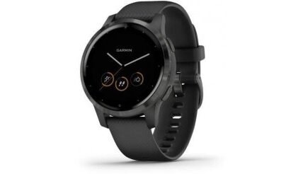 Smart hodinky Garmin Vívoactive 4S, čierna/sivá