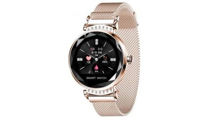 Smart hodinky Smartomat Sparkband, zlatá