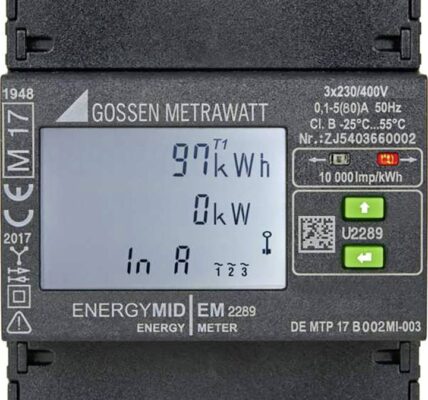 Trojfázový elektromer digitálne/y Gossen Metrawatt EM2289 S0 U2289-V022