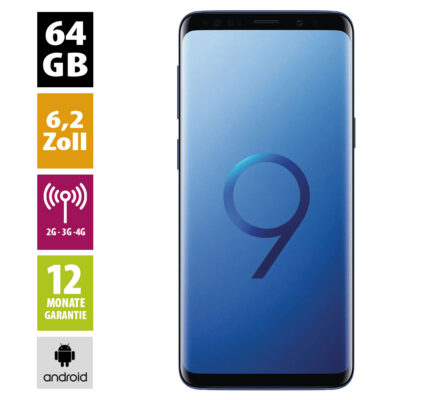 Samsung Galaxy S9+ (64GB) – Coral Blue