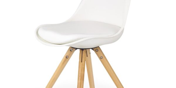 Jedálenská stolička K201 Biela