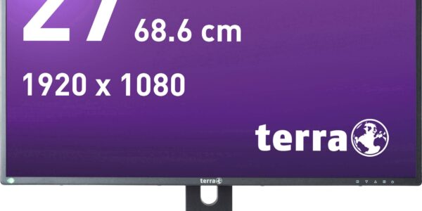 Terra LED 2756W PV LED monitor 68.6 cm (27 palca) en.trieda A + (A + – F) 1920 x 1080 px Full HD 5 ms Audio-Line-in, HDMI ™, DisplayPort, VGA, na slúc