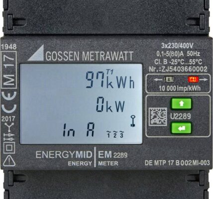 Trojfázový elektromer digitálne/y Gossen Metrawatt EM2289 S0 U2289-V012