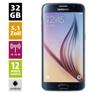 Samsung Galaxy S6 (32GB) – Black Sapphire