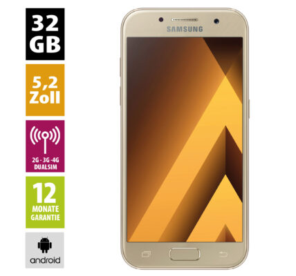Samsung Galaxy A5 2017 (32GB) – Gold Sand