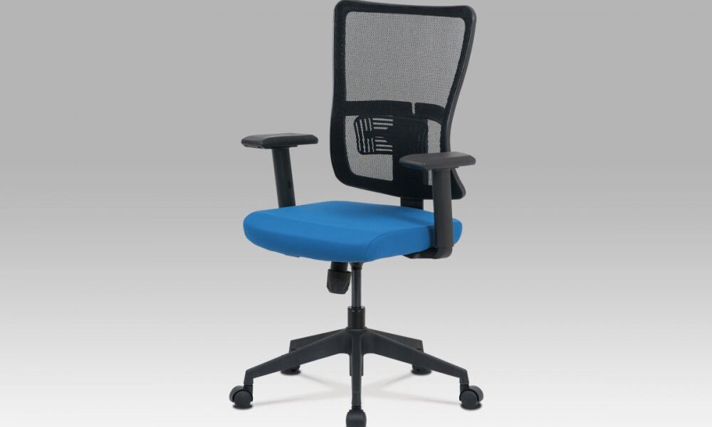 Kancelárska stolička KA-M02 látka / plast Modrá
