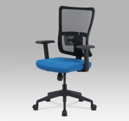 Kancelárska stolička KA-M02 látka / plast Modrá