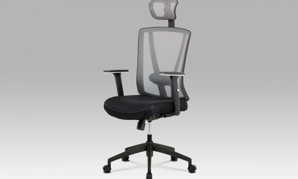 Kancelárska stolička KA-H110 látka / plast Sivá