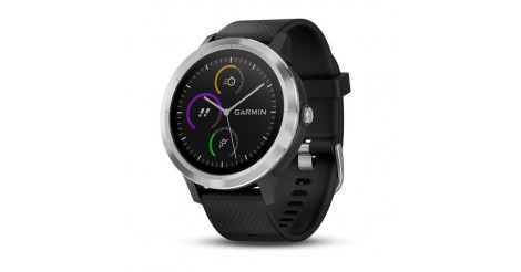 Chytré hodinky Garmin VivoActive 3 Optic Silver, čierna