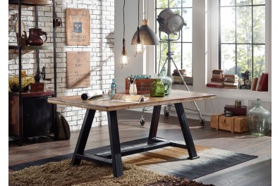 Bighome – INDUSTRY Jedálenský stôl 160×90 cm, staré drevo