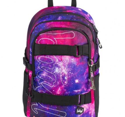 BAAGL Školní batoh Skate Galaxy 25 l
