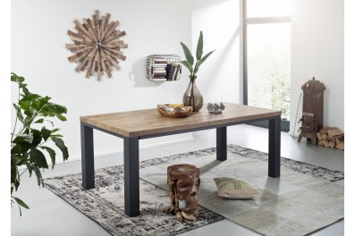 Bighome – TIROL Jedálenský stôl 240×100 cm, tmavohnedá, dub