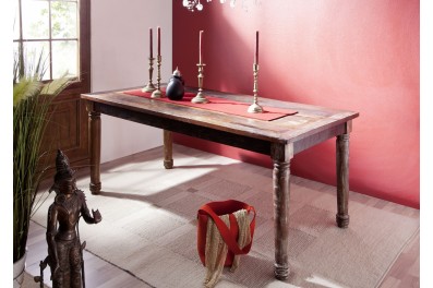 Bighome – COLORES Jedálenský stôl 200×100 cm, staré drevo