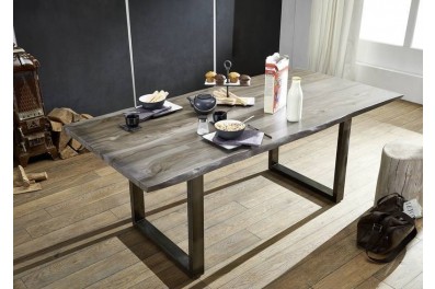 Bighome – ROUND Jedálenský stôl 180×90 cm, dymová, palisander