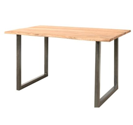 Sconto Jedálenský stôl GURU STONE, akácia, 140 cm