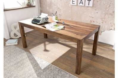 Bighome – ROUND Jedálenský stôl Klasik 160×90 cm, hnedá, palisander