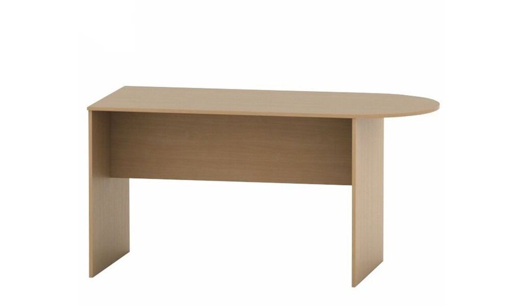 Tempo Kondela Kancelársky stôl s oblúkom, buk, TEMPO ASISTENT NEW 022