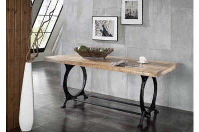 Bighome – INDUSTRY Jedálenský stôl O-line 240×100 cm, staré drevo