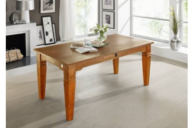 Bighome – CAMBRIDGE HONEY Jedálenský stôl 140×90 cm – vyrezávané nohy, akácia