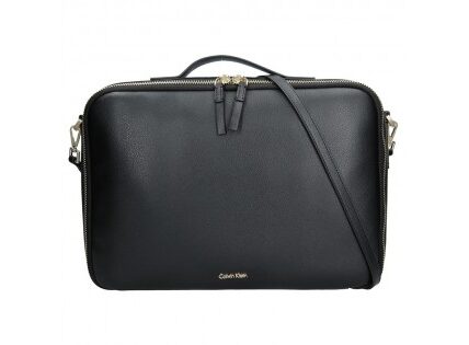Dámská taška na notebook Calvin Klein Aurora – černá