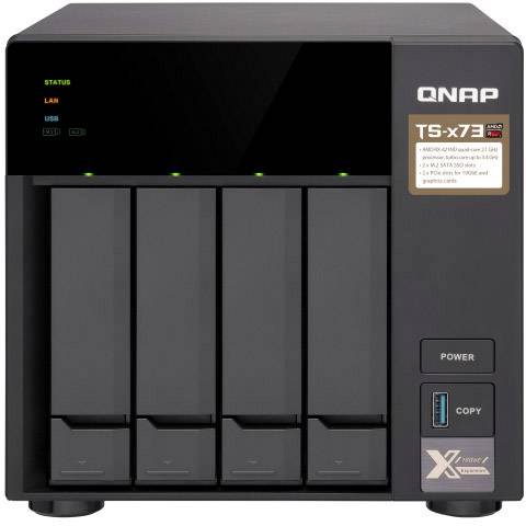 Skriňa pre NAS server QNAP TS-473 TS-473-4G, 2x pripojovacie miesto M.2