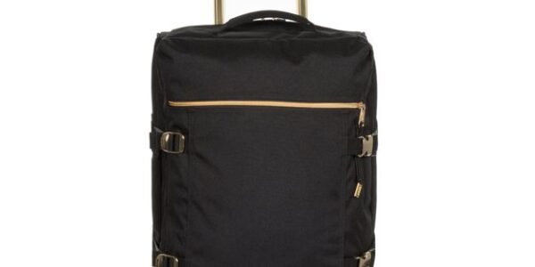 EASTPAK Palubní cestovní taška Tranverz S Goldout Black-Gold 42 l
