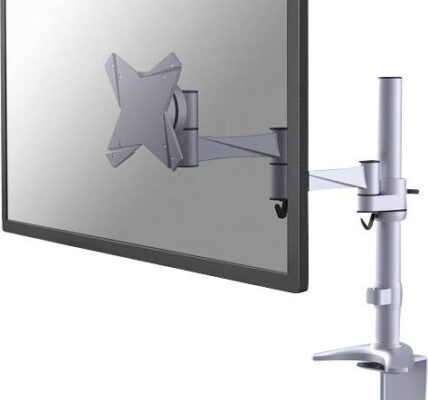 Stolový držiak monitoru NewStar FPMA-D1330SILVER, 25,4 cm (10″) – 76,2 cm (30″), strieborná