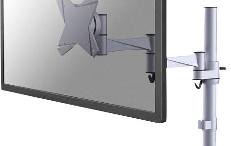 Stolový držiak monitoru NewStar FPMA-D1330SILVER, 25,4 cm (10″) – 76,2 cm (30″), strieborná