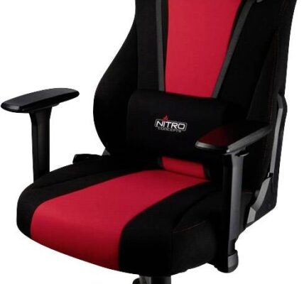 Herné stoličky Nitro Concepts E250, NC-E250-BR, čierna/červená