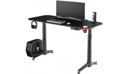 Herný stôl ULTRADESK LEVEL BLACK UDESK-LVA-BB