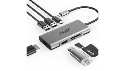 Dokovacia stanica Acer 7v1 dongle,3x USB,1x HDMI,1 x TYPE C PD