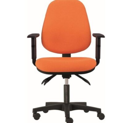 Sconto Kancelárska stolička DELILAH oranžová
