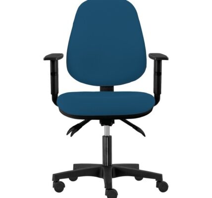 Sconto Kancelárska stolička DELILAH modrosivá