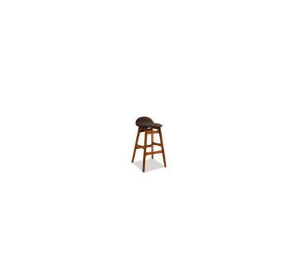 Barová stolička: SIGNAL TRENTO SIGNAL – stoličky: drevo dub/ tkanina sivá tap.40