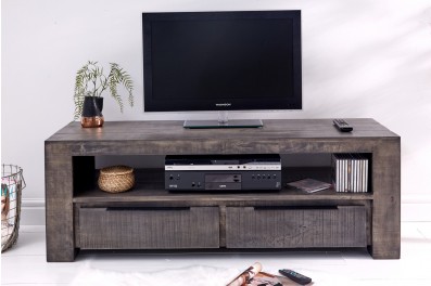 Bighome – TV stolík IRONIC 130 cm – sivá