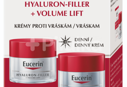 Eucerin HYALURON-FILLER+Volume-Lift krémy denný pre normálnu pleť 50ml + nočný 50ml