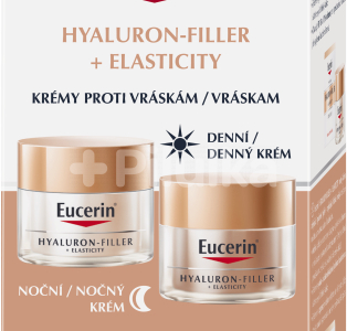 Eucerin Hyaluron-Filler+Elasticity krémy denný 50ml + nočný 50ml