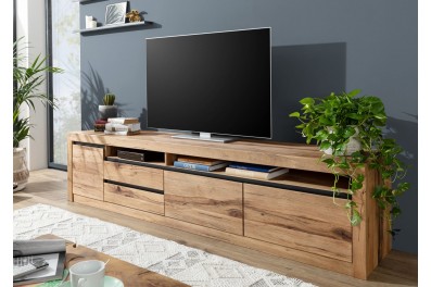 Bighome – VEVEY TV stolík 260×60 cm, prírodná, dub