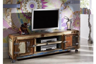 Bighome – TESORI TV stolík 180×42 cm, staré drevo