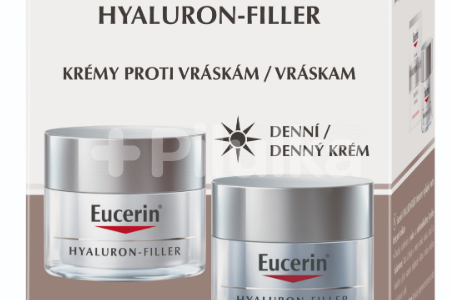 Eucerin HYALURON-FILLER krémy denný pre suchú pleť 50ml + nočný 50ml