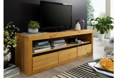 Bighome – ALBURY TV stolík 160×55 cm, borovica, prírodná