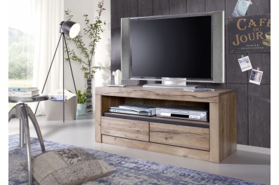 Bighome – VEVEY TV stolík 115×49 cm, svetlohnedá, dub
