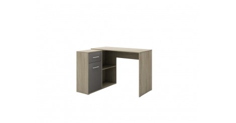 Písací stôl Bent (dub sivý)
