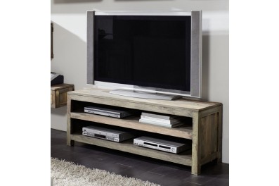 Bighome – GREY WOOD TV stolík 140×50 cm, palisander