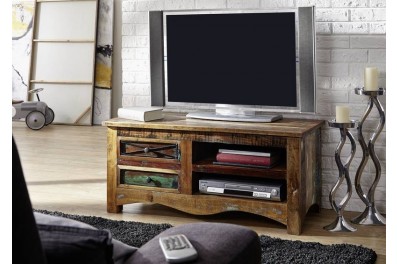 Bighome – OLDTIME TV stolík 110×50 cm, staré drevo