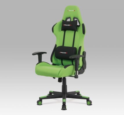 Kancelárska stolička KA-F05 látka / plast Zelená,Kancelárska stolička KA-F05 látka / plast Zelená