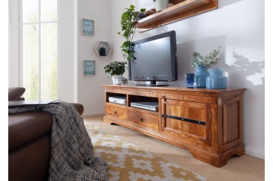 Bighome – CAMBRIDGE HONEY TV stolík 180×55 cm, akácia