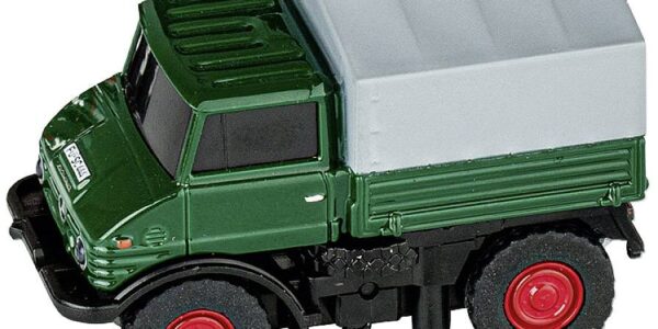 RC model nákladného automobilu poľnohospodárske vozidlo Carson Modellsport Unimog U406 Forst 504126, 1:87