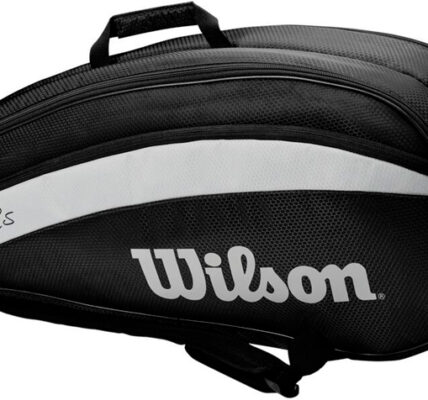Wilson Federer Team 6 Pack 2020 Black