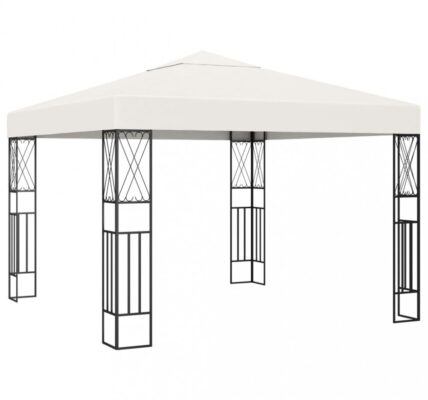 Záhradný altán 3 x 3 m Dekorhome Krémová